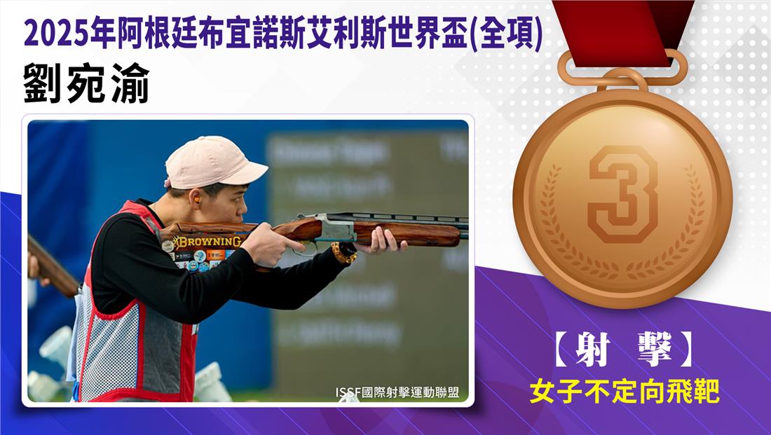 捷報-2025年阿根廷布宜諾斯艾利斯世界盃(全項)射擊榮譽榜