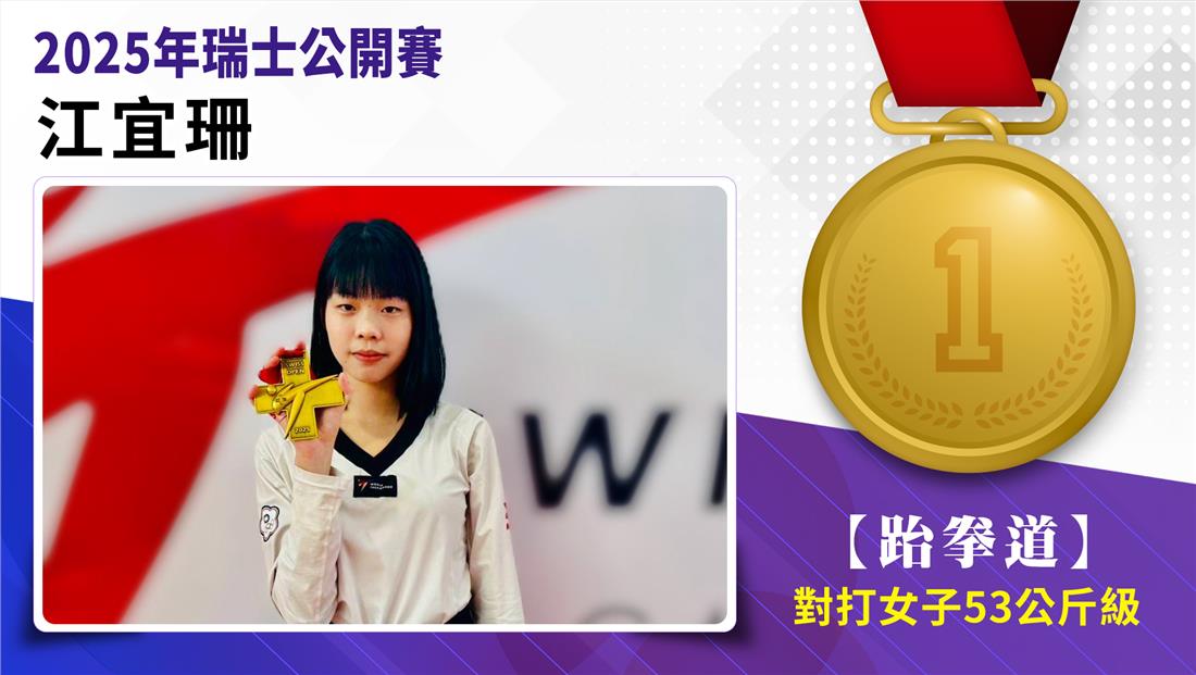 捷報-跆拳道培訓隊參加2025年瑞士公開賽榮譽榜