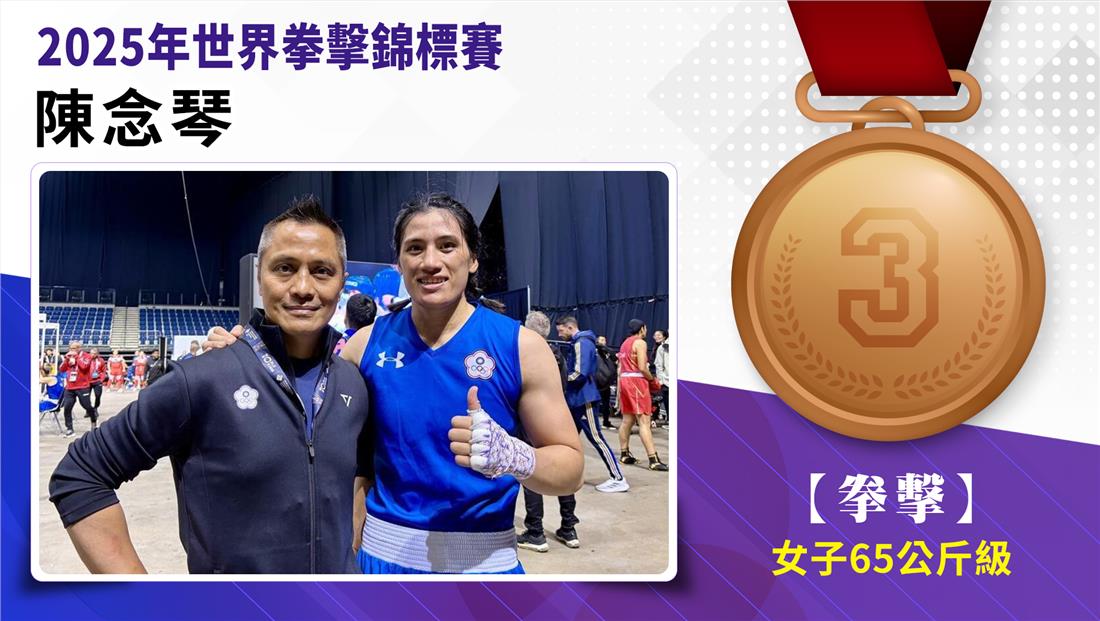 2025年世界拳擊錦標賽-女子65公斤級銅牌-陳念琴