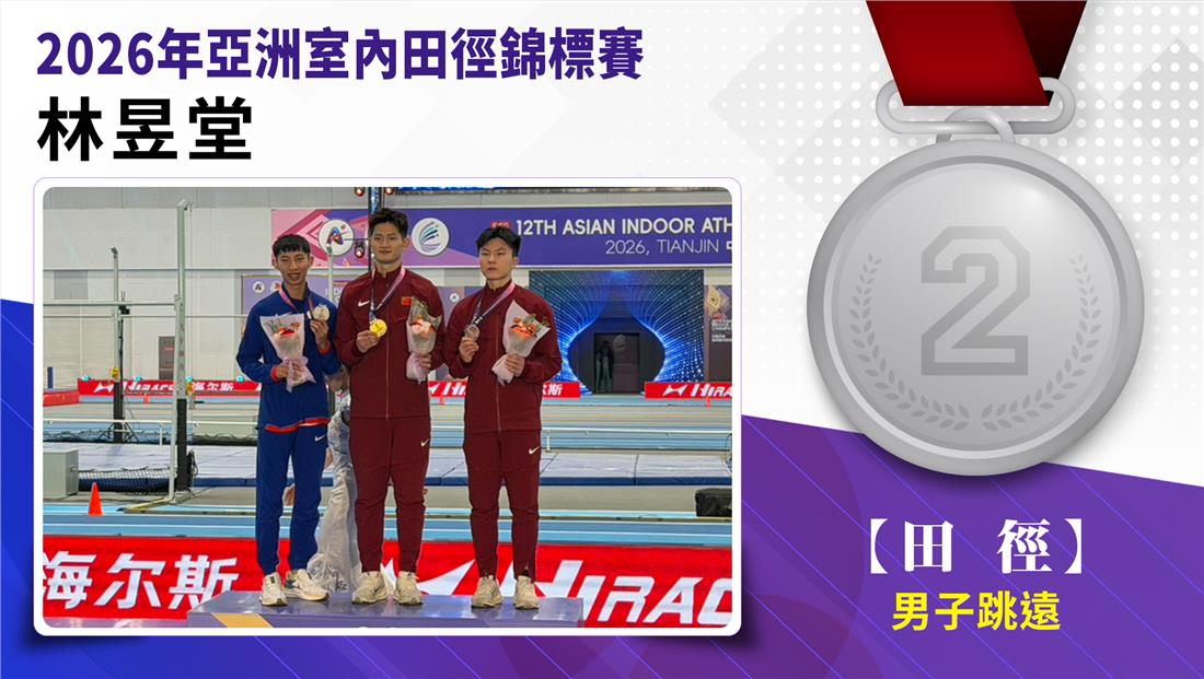 捷報-2026年亞洲室內田徑錦標...