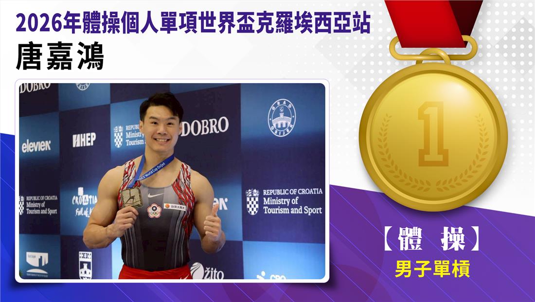 捷報-2026年體操個人單項世界盃克羅埃西亞站