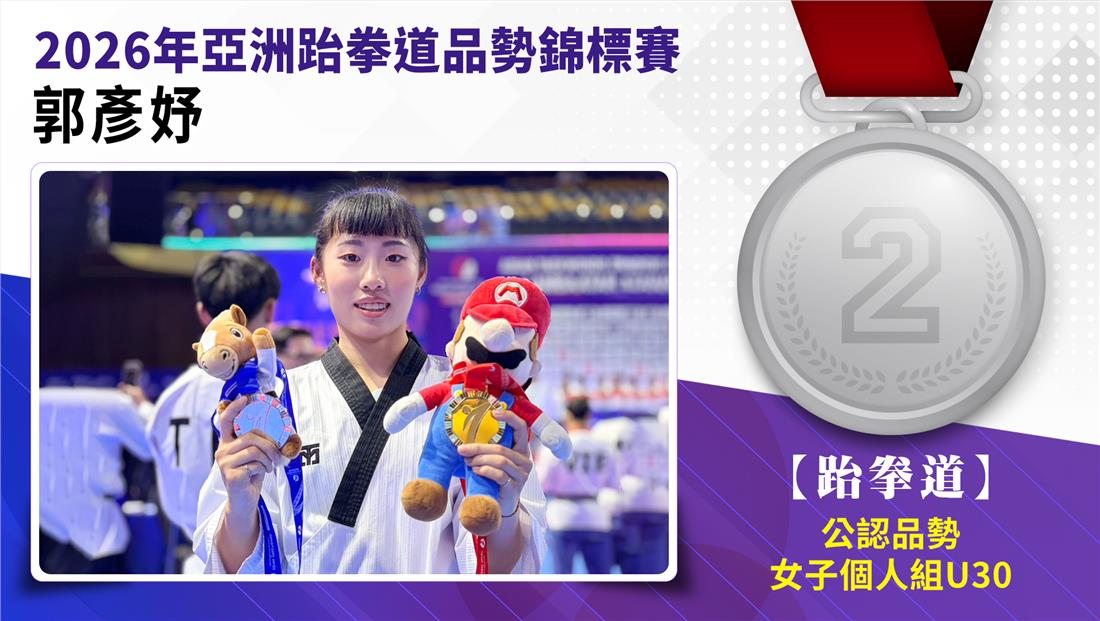 捷報-2026年亞洲跆拳道品勢錦...